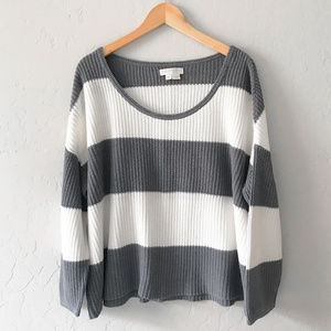 UO Mouchette Skyler Striped Sweater